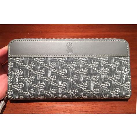 goyard wallet long|goyard zipper wallet.